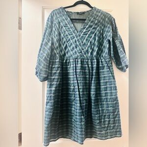 Madewell plaid dress. Worn once.
